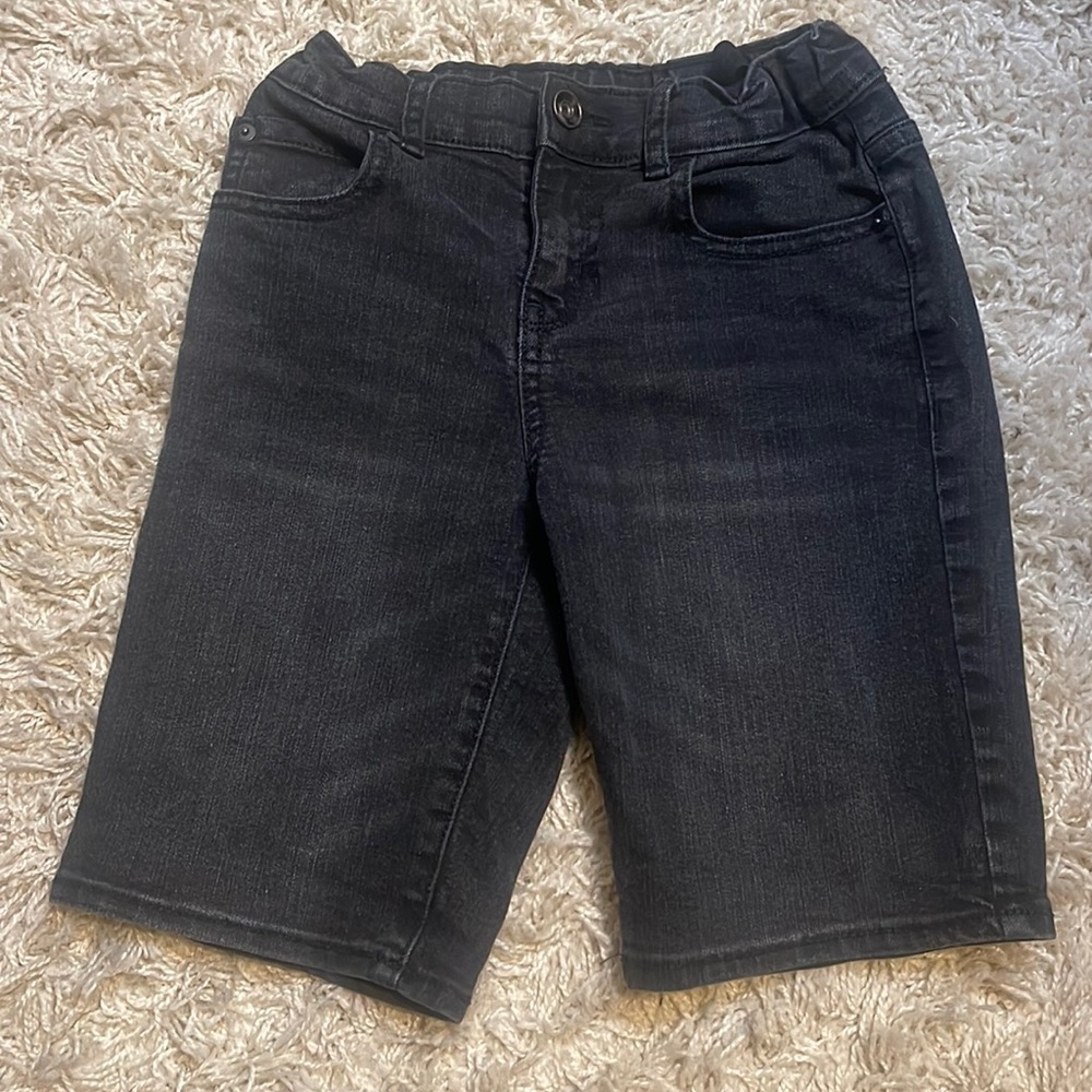 Kid’s Black Jean Shorts